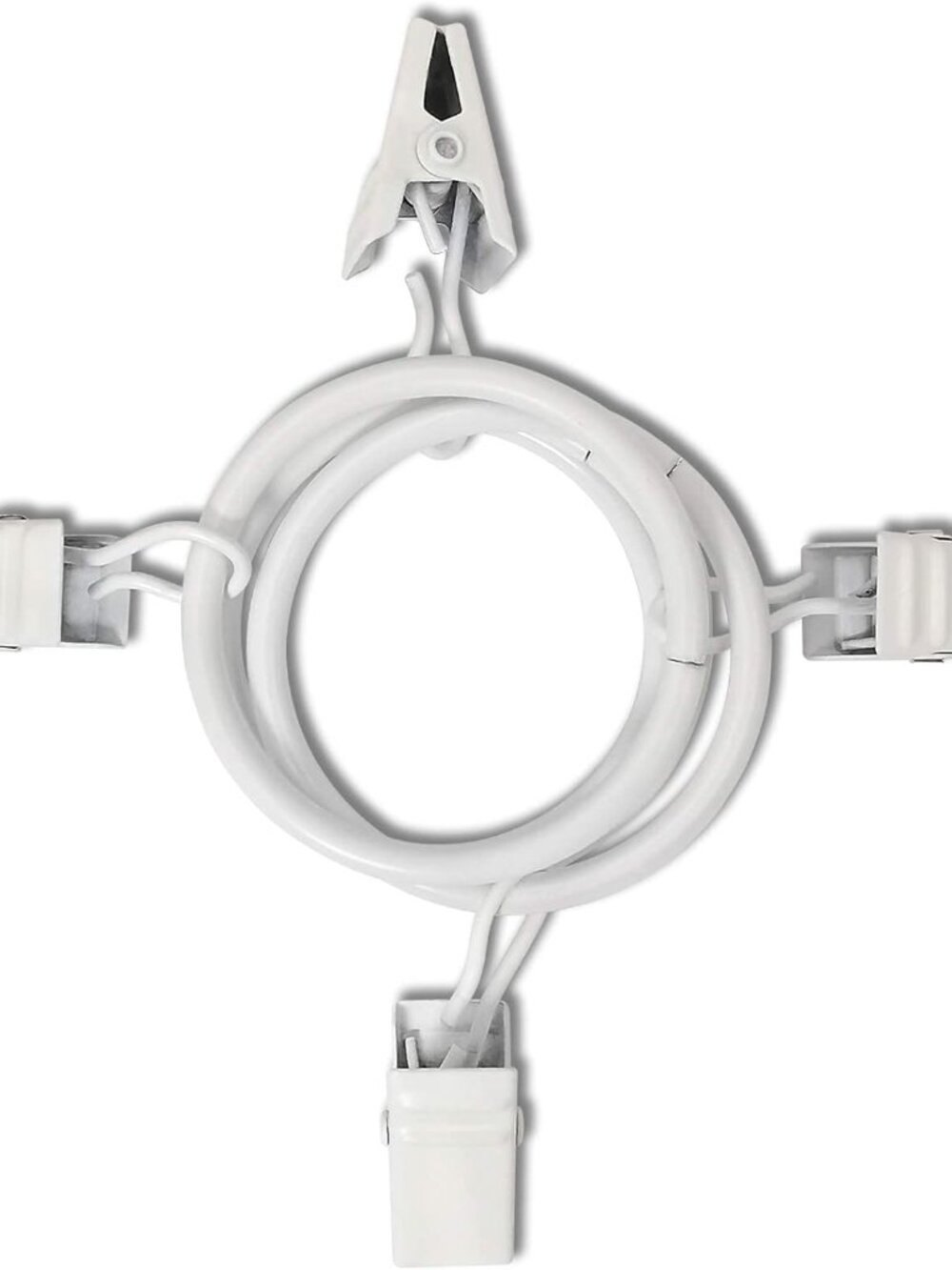 40 Pack Curtain Rings with Clips, Drapery Clips with Rings, Drapes Rings 1.26 in - Picture 7 of 7